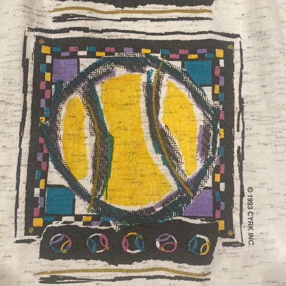 Vintage Single Stitch CYRK Tennis Ball T-shirt - Picture 3 of 6